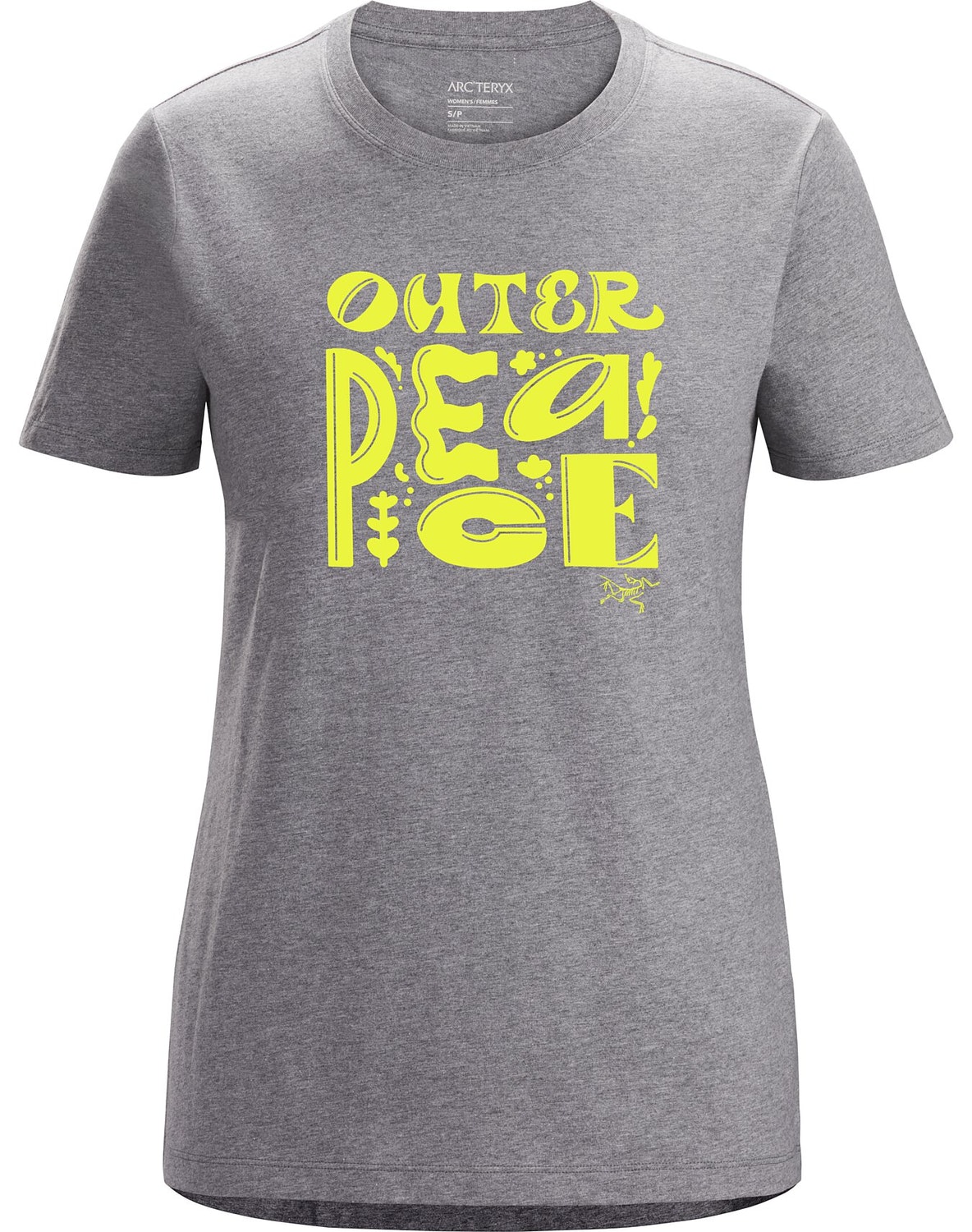 T-shirt Arc'teryx Outer Peace Donna Grigie - IT-3914615